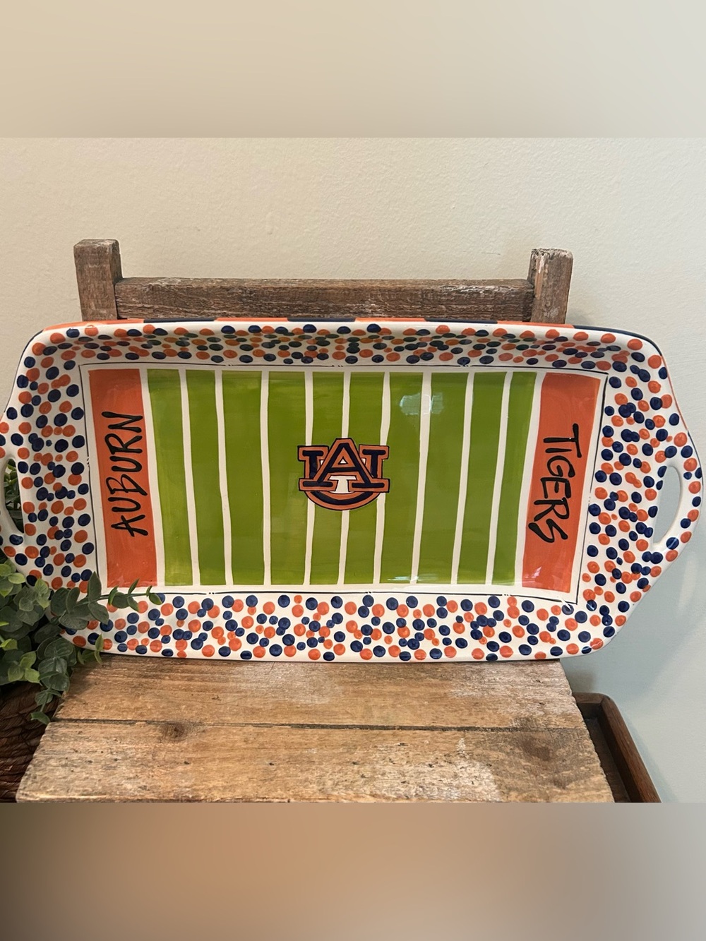 Auburn Stadium Ceramics Platter from Magnolia Lane